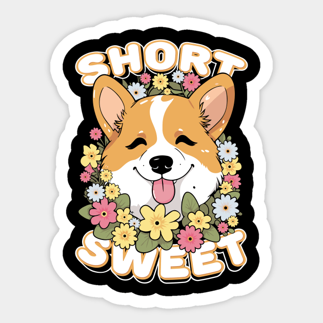 Short and Sweet (dark) Sticker by Everythingiscute